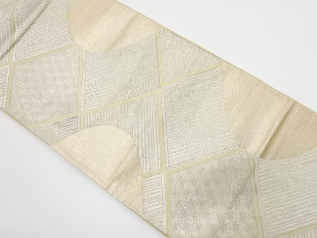 JAPANESE KIMONO / ANTIQUE FUKURO OBI / SILK / WOVEN STREAM